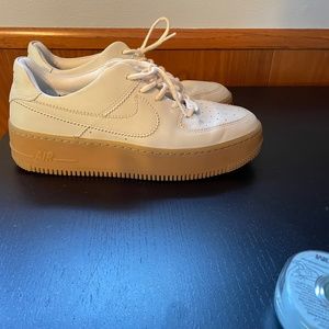 Nike Women's Air Force 1 Platform Shoes Oxford/ Women's size 10